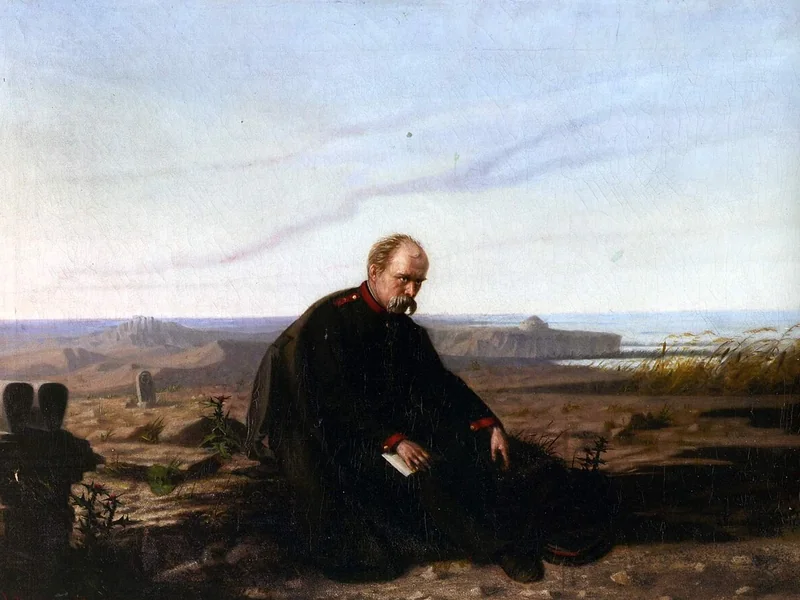 1839-Kornylo Ustyianovych - Shevchenko in esilio